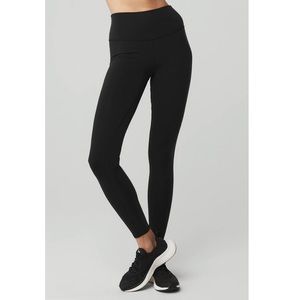 ALO Yoga High-Waist Airbrush Legging, M (8-10) black